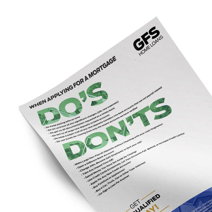 Print Flyer - Do's and Dont's