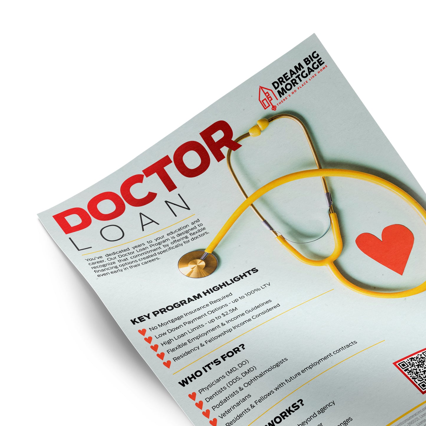 Print Flyer - Doctor Loan