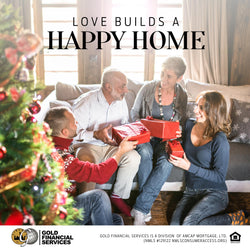 Free Social Media - Love Builds A Happy Home (Holiday)