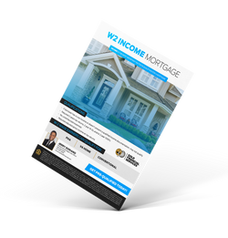 Print Flyer - W2 Income Mortgage