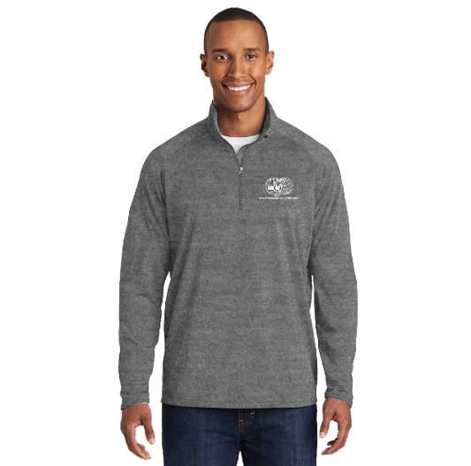 Men's Half Zip Pullover- Heather